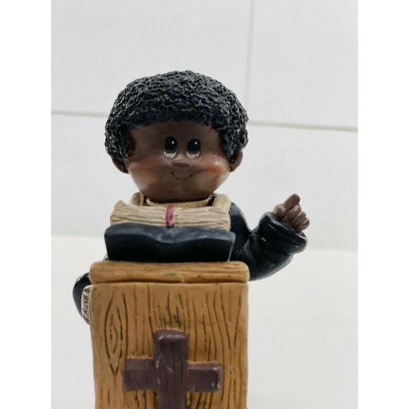 Shelby Ltd African American Little Blessings Preacher Child Figurine - Picture 9 of 12